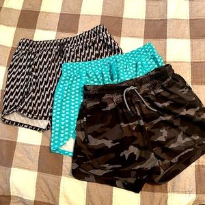 Bundle of 3 Athleta Girl shorts size 14XL